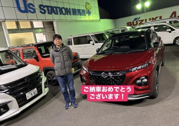 フロンクスご納車させていただきました